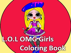 Játék L.O.L OMG Girls Coloring Book