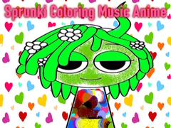 Játék Sprunki Coloring Music Anime