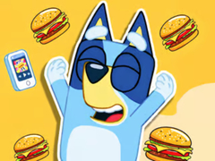 Játék Jigsaw Puzzle: Burger Dog Bluey