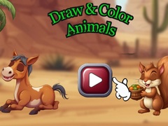 Játék Draw & Color Animals