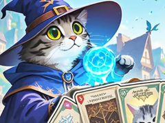 Játék Jigsaw Puzzle: Cat's Card Arena