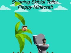 Játék Spinning Skibidi Toilet Flappy Minecraft