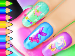 Játék Coloring Book: Nail Art Salon