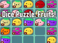 Játék Dice Puzzle: Fruits!