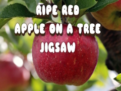 Játék Ripe Red Apple on a Tree Jigsaw