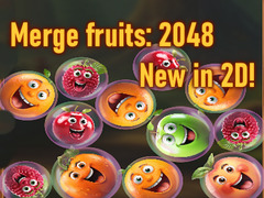 Játék Merge fruits: 2048 New in 2D!