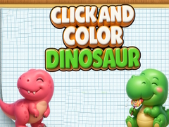 Játék Click And Colors Dinosaurs