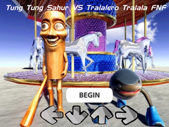 Játék Tung Tung Sahur VS Tralalero Tralala FNF