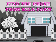 Játék Find The Phone From Milk Farm