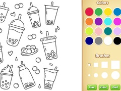 Játék Cute Boba Coloring Book for Kids