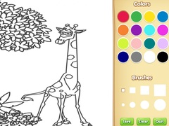 Játék Jungle Animals Coloring Book for Kids