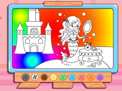 Játék Coloring Book: Mermaid Makeup