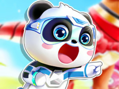Játék Jigsaw Puzzle: Baby Panda Robot Team