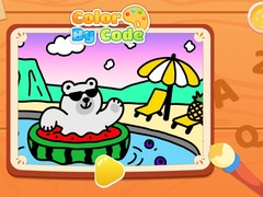 Játék Color By Code: Polar Bear