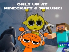 Játék Only Up At Minecraft & Sprunki