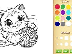 Játék Cat Coloring Book