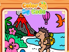 Játék Color By Code Volcano Hedgehog