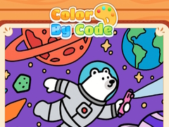 Játék Color By Code Space Bear