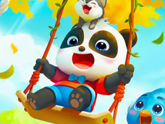 Játék Jigsaw Puzzle: Baby Panda Autumn Picnic Friends