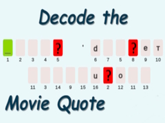 Játék Decode the Movie Quote
