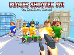 Játék Blocks Shooter 3D! Run, Shoot, Merge Weapons!