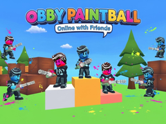 Játék Obby Paintball: Online with Friends