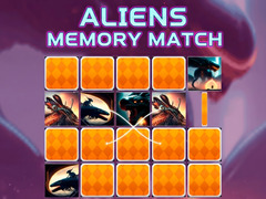 Játék Aliens Memory Match