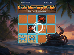 Játék Crab Memory Match