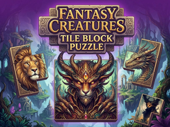 Játék Fantasy Creatures Tile Block Puzzle