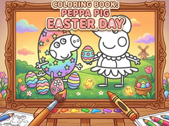 Játék Coloring Book: Peppa Pig Easter Day