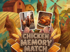 Játék Chicken Memory Match