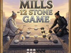 Játék Mills - 12 Stone Game 