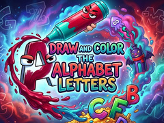 Játék Draw and Color the Alphabet Letters