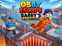 Játék Obby - Escape Barry's Jail Parkour