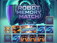 Játék Robot Memory Match