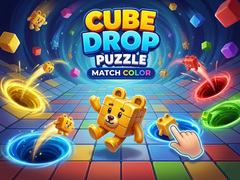 Játék Cube Drop Puzzle: Match Color