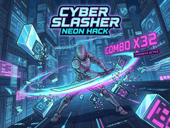 Játék Cyber Slasher: Neon Hack