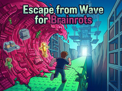 Játék Escape from Wave for Brainrots