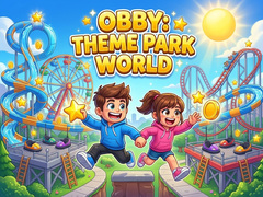 Játék Obby: Theme Park World