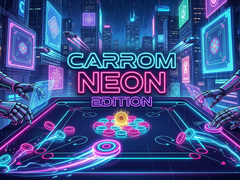 Játék Carrom Neon Edition