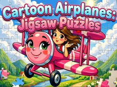Játék Cartoon Airplanes: Jigsaw Puzzles