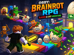 Játék Obby: Brainrot RPG Slasher & Loot Adventure