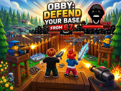 Játék Obby: Defend your base from 67