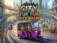 Játék City Tuk Tuk Rickshaw