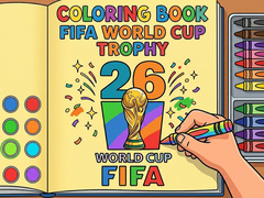 Játék Coloring Book: FIFA World Cup Trophy