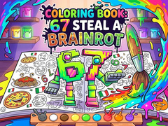 Játék Coloring Book: 67 Steal A Brainrot