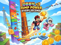 Játék Obby +1 Jump Power Every Second