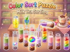 Játék Color Sort Puzzle Milk Tea Sorting