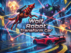 Játék Wolf Robot Transform Car