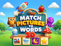Játék Match Pictures to Words 3D